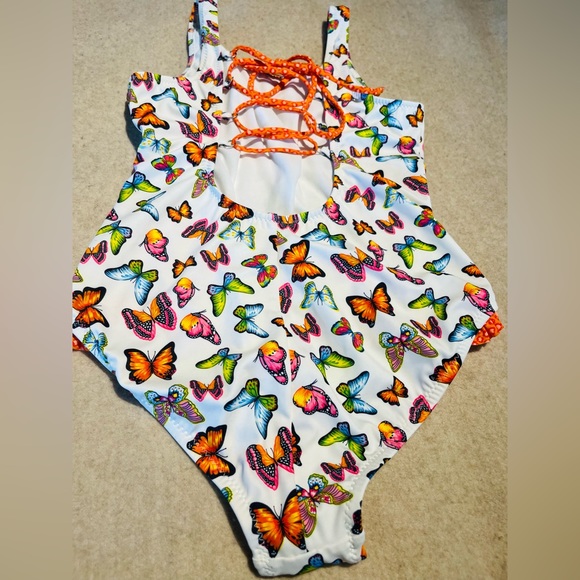 Point conception one piece swimming suit Sz 16 - Picture 4 of 10